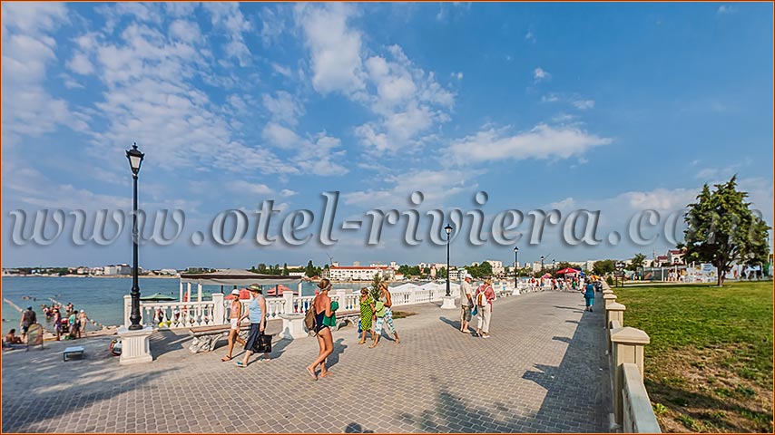 пляжи Севастополя: гостевой дом Ривьера